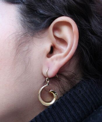 Boucles d'oreilles pendantes pivotantes 5
