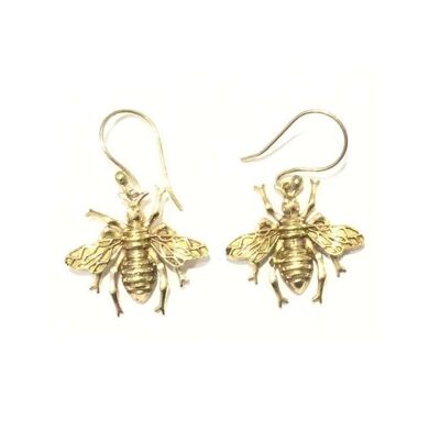 Bee Earrings - Gold