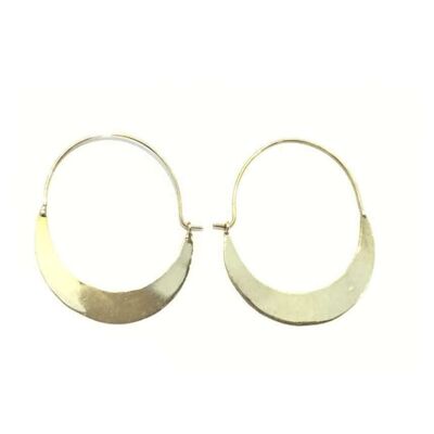 Half Circle Earrings - Gold
