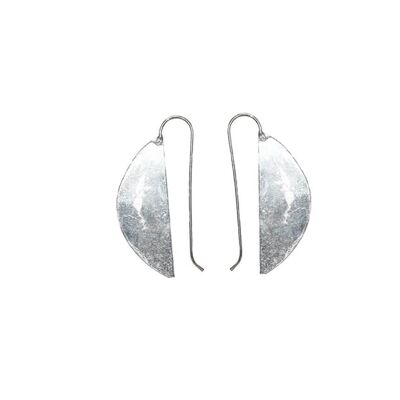 Pendientes Media Luna - Plata