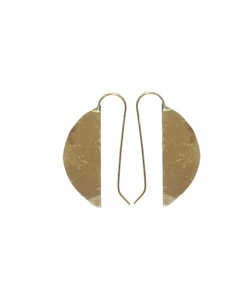 Half Moon Earrings - Gold