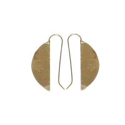 Half Moon Earrings - Gold
