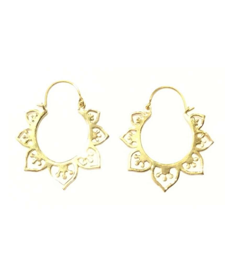Precious Tiny Hoops - Dorado Grande
