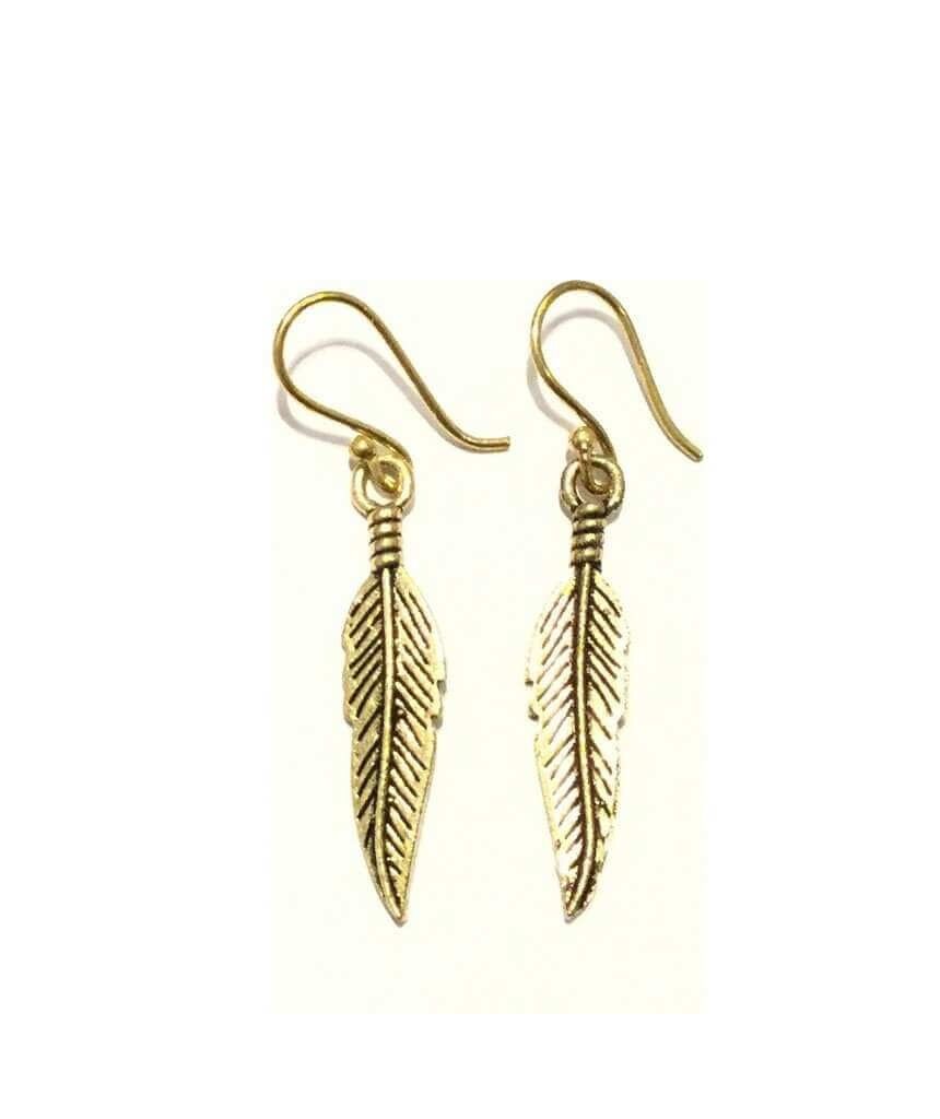 Orecchini di piume - Oro