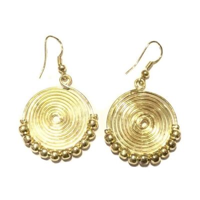 Spiral Earrings - Gold