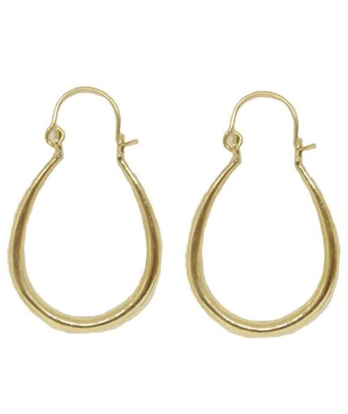 Classic Teardrop Earrings - Gold Large