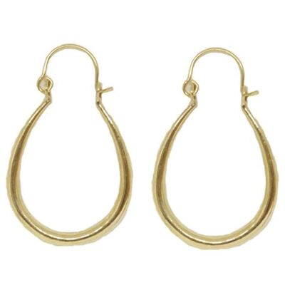 Classic Teardrop Earrings - Gold Large