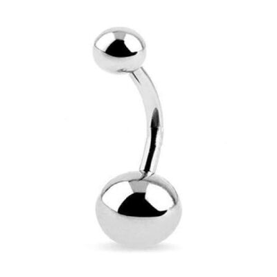 Classic Belly Ring Body Jewellery - Silver