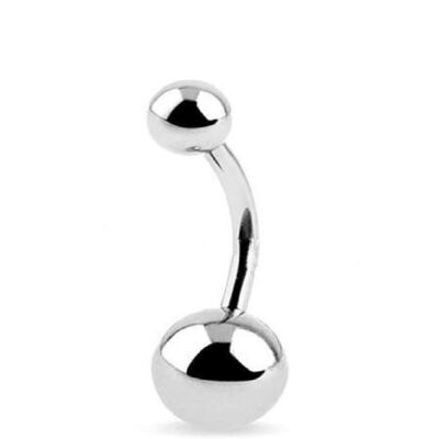Classic Belly Ring Body Jewellery - Silver