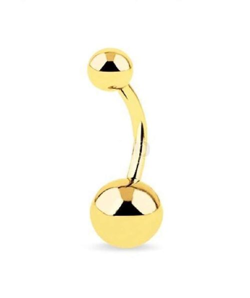 Classic Belly Ring Body Jewellery - Gold