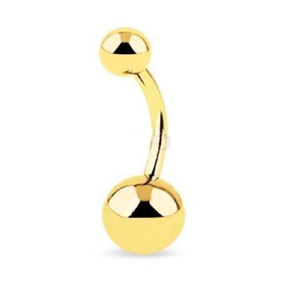 Classic Belly Ring Body Jewellery - Gold