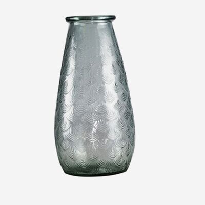Palm transparent vase 34 cm