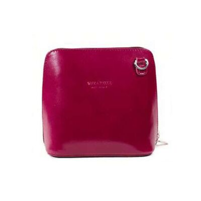 Vera Leather Bag - Maroon