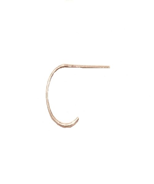 Unisex Classic Rose Gold Nose Ring - Simple Rose Gold Nose Ring