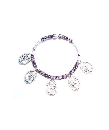 Bracelet Argent Charme - Om 1