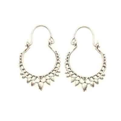 Boucles d'oreilles minuscules précieuses - Argent