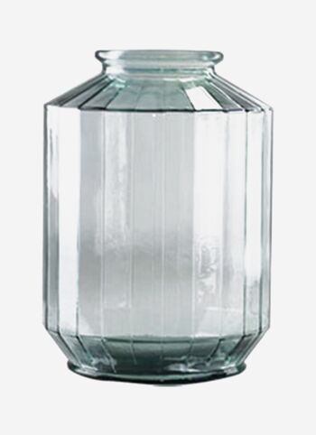 Vase transparent Strepe 35 cm