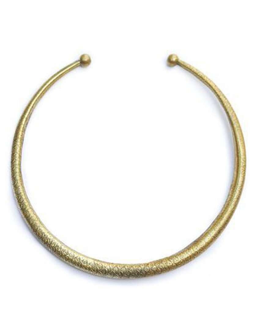 Tour de cou classique gravé - Or