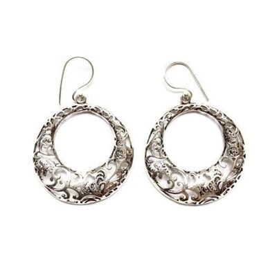 Silver Hoop Earrings