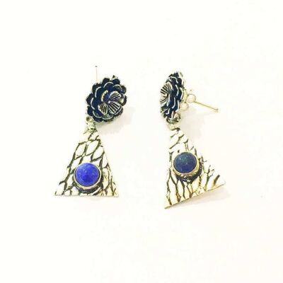 Forrest Fairy Earrings - Blue