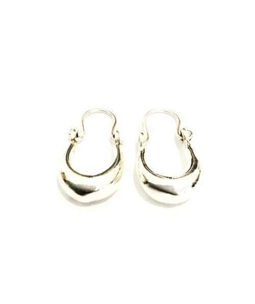 Tiny Hoop Earrings - Silver