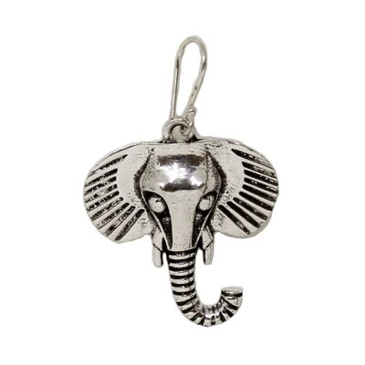 Pendientes Elefante - Plata Grande