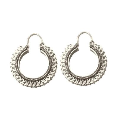 Mini Hoop Earrings - Silver