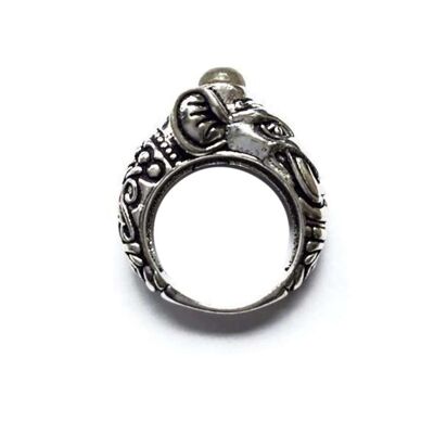 Circus Elephant Ring - Silber & Grau