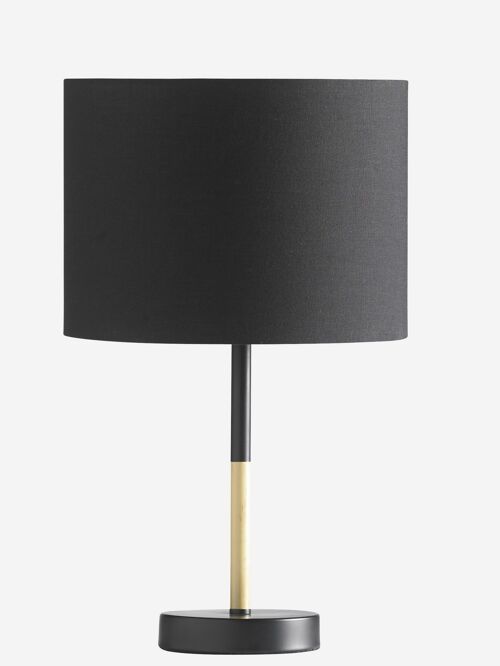 Craft black table lamp