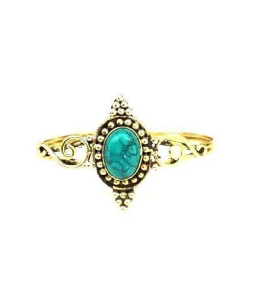 Amulet Bangle Bracelet - Turquoise