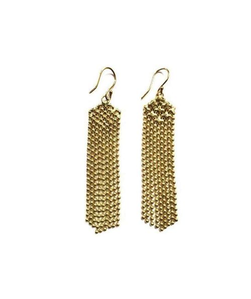 Chainmail Earrings - Gold