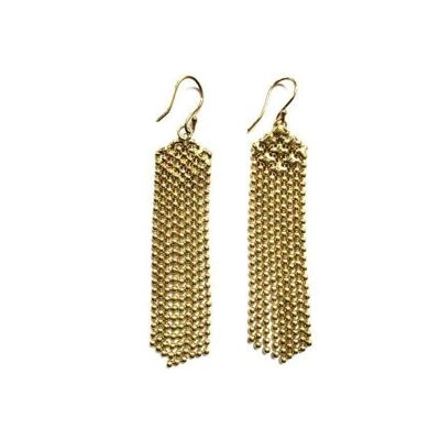 Chainmail Earrings - Gold