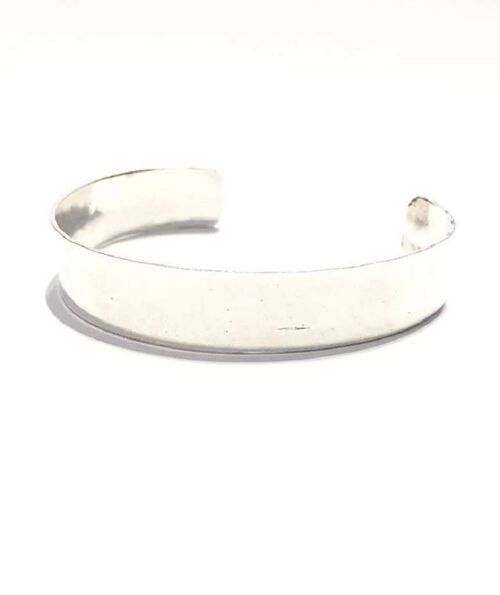 Simple Bangle Bracelet - Silver