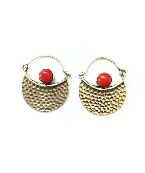 Purse Earrings - Red