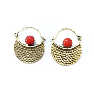 Purse Earrings - Red