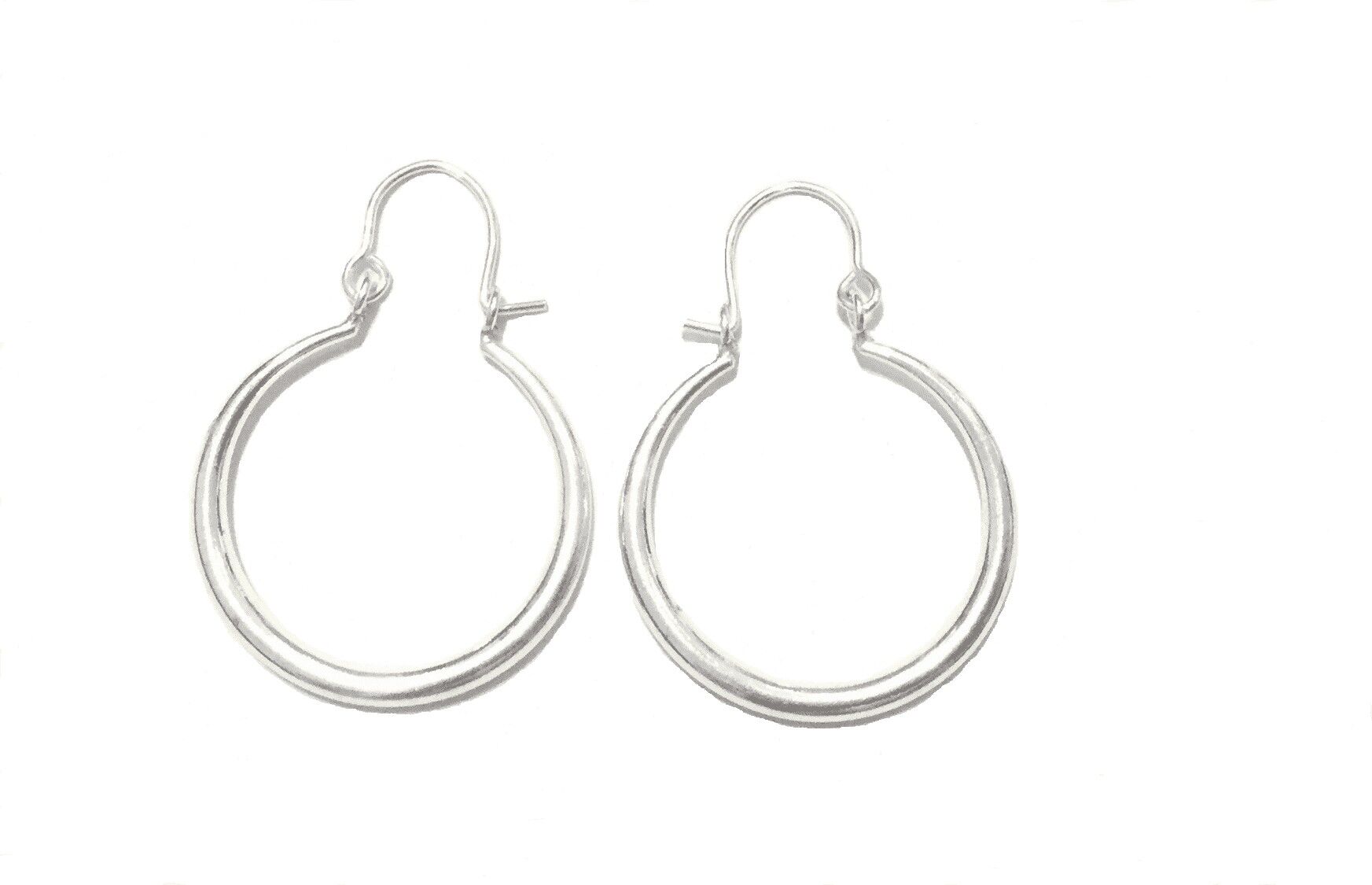 Ägyptische Creolen - Silber Klein