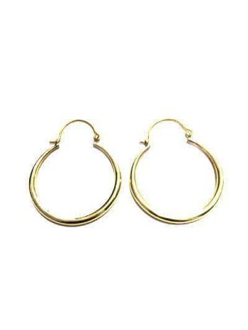 Boucles d'oreilles créoles égyptiennes - Argent petit 3