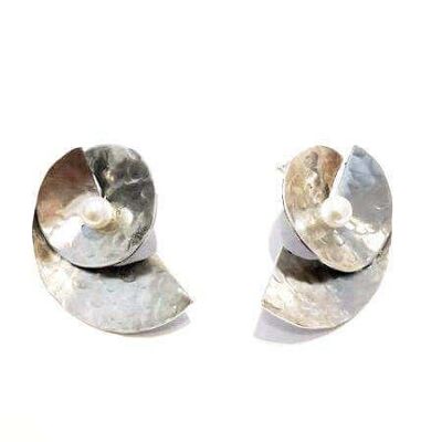 Premium Pearl Earrings - Silver
