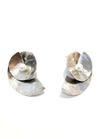 Boucles d'Oreilles Perles Premium - Argent 1