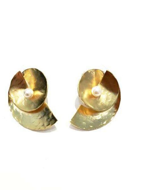 Premium Pearl Earrings - Gold