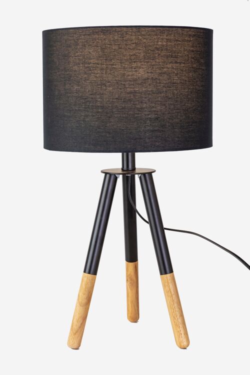 Nature black table lamp