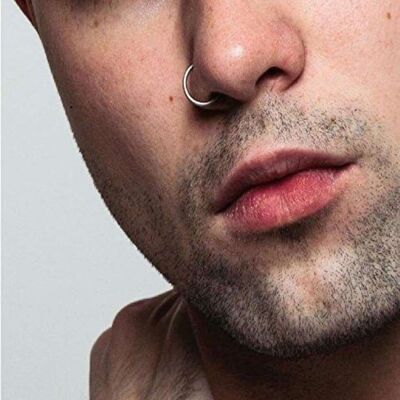 Sterling Silver Nose Ring - 10mm