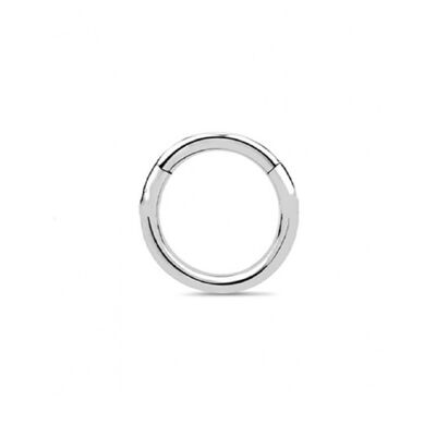 Surgical Steel Hinged Septum - Silver 8mm