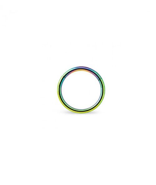 Surgical Steel Hinged Septum - Multicolor 8mm