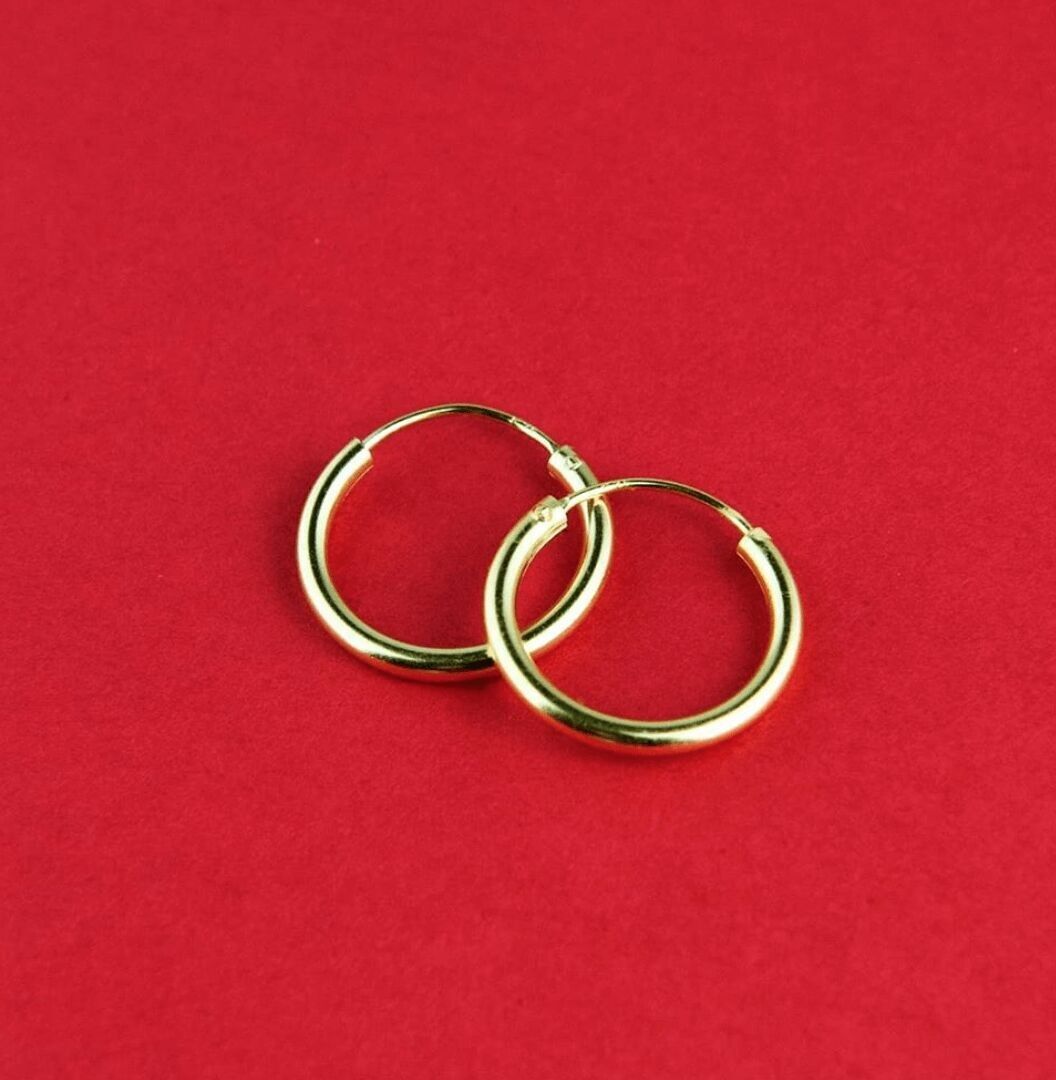 Klassischer goldener Reifen - 12 mm