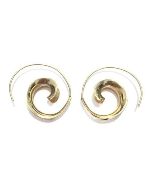 Swivel Hoop Earrings - Gold