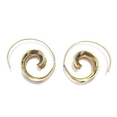 Swivel Hoop Earrings - Gold
