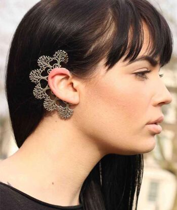 Boucle d'oreille Boho Tree - Argent 4