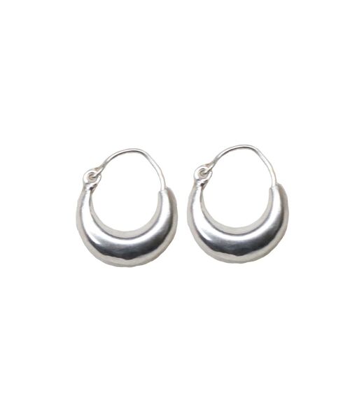 Bold Hoop Earrings - Silver Medium