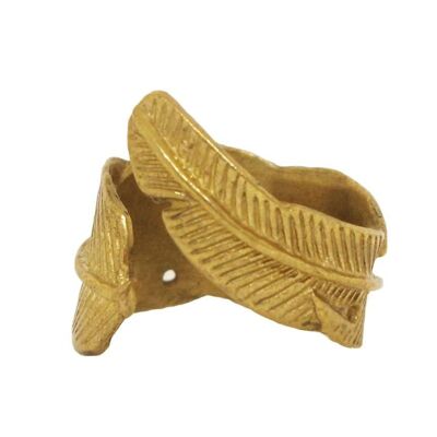 Classic Leaf Ring - Gold